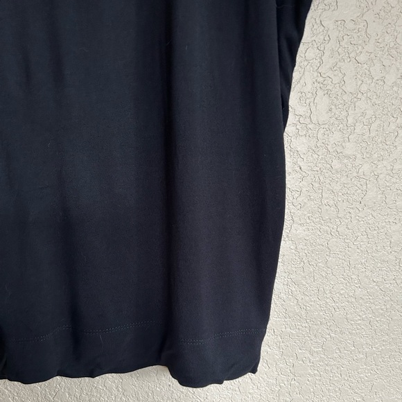 White and Black with Lace Tee Shirt, Size Small - Picture 6 of 8